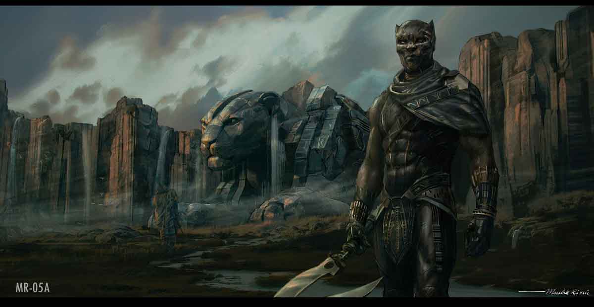 black panther - concept art vengadores: doomsday