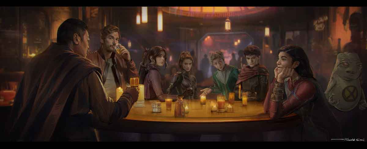 se filtra un impresionante concept art de avengers: doomsday con los jóvenes vengadores y dos impactantes sorpresas