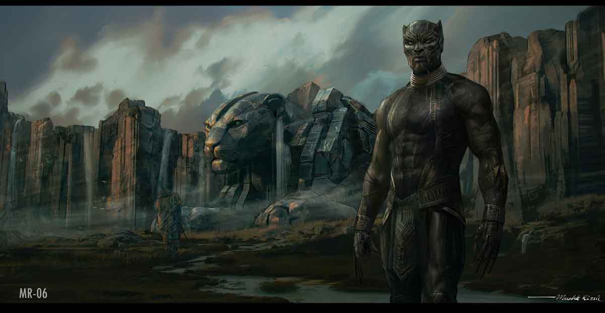 black panther - concept art vengadores: doomsday